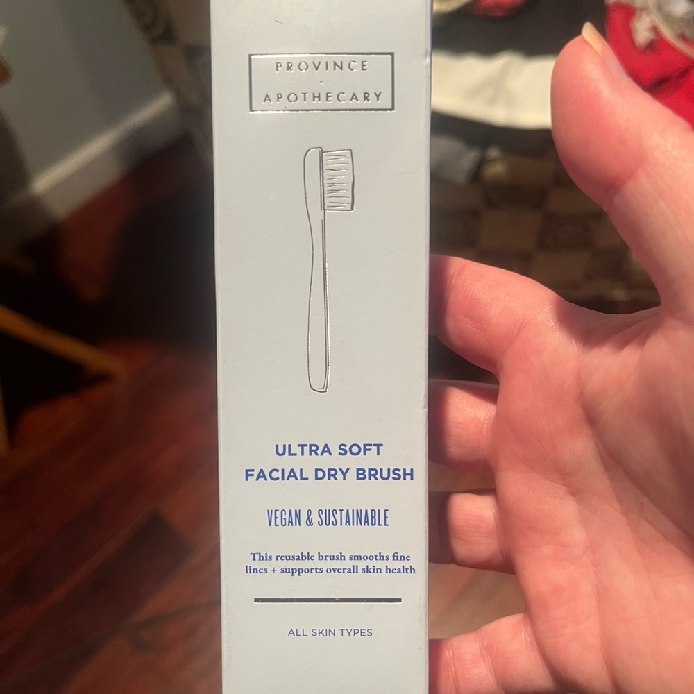 Province Apothecary Ultra Soft Facial Dry Brush - White